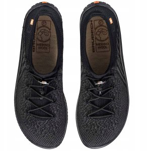 SH5004W Buty damskie barefoot merino czarny/czarny 41 5