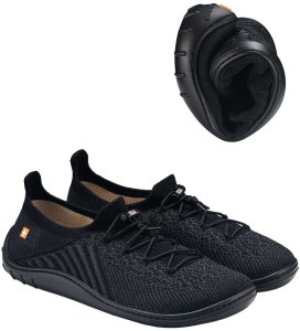 SH5004W Buty damskie barefoot merino czarny/czarny 37 1