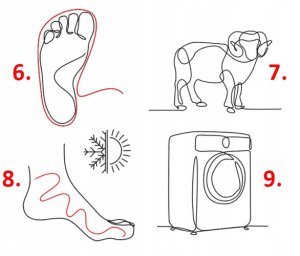 SH5003M Buty męskie Barefoot Merino jasnoniebieski/szary 46 9