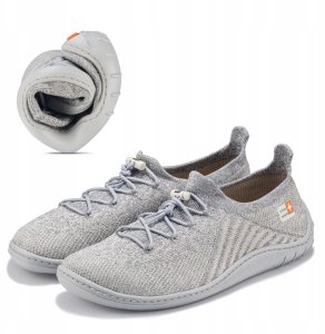 SH5004W Buty damskie Barefoot Merino jasnoszary/szary 40 2