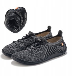 SH5004W Buty damskie Barefoot Merino grafitowy/czarny 40 4