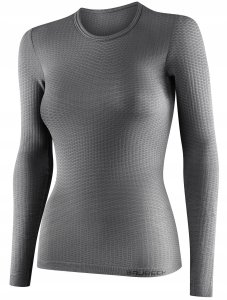 LS1085U Koszulka Base Layer z długim rękawem unisex szary S 3