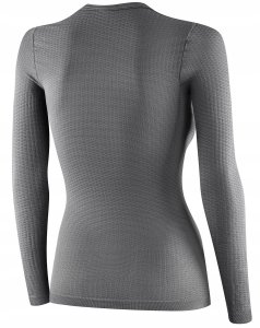 LS1085U Koszulka Base Layer z długim rękawem unisex szary S 4
