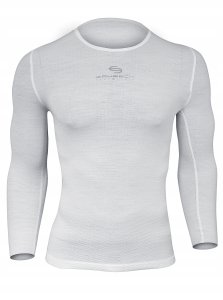 LS1085U Koszulka Base Layer z długim rękawem unisex szary S 6