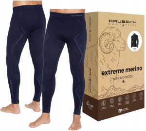 Brubeck LE1352M Spodnie męskie EXTREME MERINO granatowy XXL 9