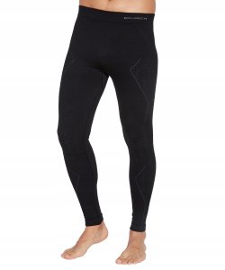 Brubeck LS1610M Bluza męska z krótkim ekspresem EXTREME MERINO czarny S 6