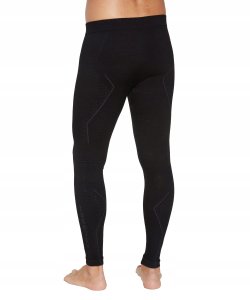 Brubeck LS1610M Bluza męska z krótkim ekspresem EXTREME MERINO czarny S 7