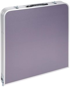 STOLIK TURYSTYCZNY SKŁADANY KEMPINGOWY 120X60X70/62/55CM SZARY 7