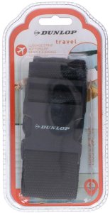 UNIWERSALNY PAS ZABEZPIECZAJĄCY DO WALIZKI SPINAJĄCY DUNLOP 200x5CM CZARNY 1