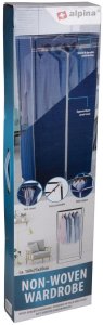SZAFA TEKSTYLNA GARDEROBA GRANAT 75x50x160CM ALPINA 2