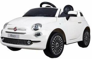Elektryczny Samochód dla Dzieci Fiat 500 Biały 1
