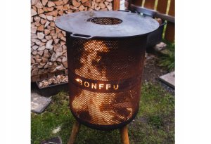 Palenisko ogrodowe Ambiance BONFEU PALENISKO OGRODOWE KOSZ BONVES 45 CZARNE 11