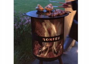 Palenisko ogrodowe Ambiance BONFEU PALENISKO OGRODOWE KOSZ BONVES 45 CZARNE 7