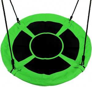 Huśtawka ogrodowa bocianie gniazdo dla dzieci 100 cm 3