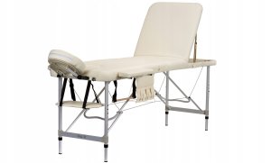 Stół, łóżko do masażu 3-segmentowe aluminiowe 3