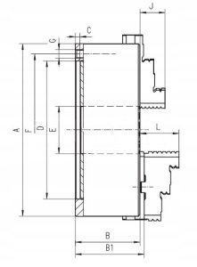 UCHWYT TOK.3244 FI 250/8 4