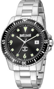 Zegarek Męski Just Cavalli JC1G246M0065 Czarny Srebrzysty 1