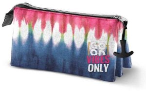 Piórnik Potrójny Karactermania Eco Omp! Good Vibes Only Tie Dye Denim (23 x 11 x 10 cm) 1