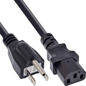 InLine® Netzkabel, Netzstecker Japan auf Kaltgerätestecker C13, 1,8m 1