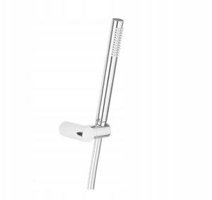 841-225-00 / KFA / MOZA /  NATRYSK PUNKTOWY PREMIUM, UCHWYT PRZEGUBOWY ŚCIENNY + WĄŻ PVC 1500 MM,  CHROM/ 1