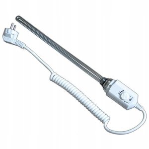 GRZAŁKA ŁAZIENKOWA Z TERMOSTATEM RD10 600W BIAŁA VOLUX // GRŁ-V-RD10.600 1