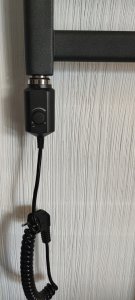 Grzejnik łazienkowy OSAKA GRZAŁKA ŁAZIENKOWA Z TERMOSTATEM RD10 600W CZARNA VOLUX // GRŁ-V-RD10.600.CZ 14