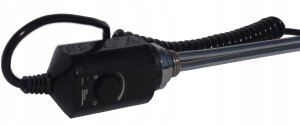 Grzejnik łazienkowy OSAKA GRZAŁKA ŁAZIENKOWA Z TERMOSTATEM RD10 600W CZARNA VOLUX // GRŁ-V-RD10.600.CZ 6