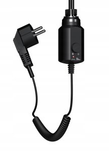 Grzejnik łazienkowy Krups GRZAŁKA ŁAZIENKOWA Z TERMOSTATEM RD10 300W CZARNA VOLUX // GRŁ-V-RD10.300.CZ 12