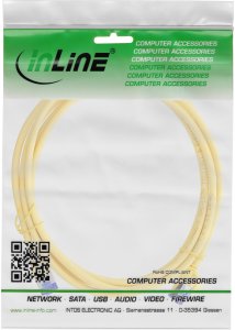 InLine® Patchkabel Slim, Cat.6A, S/FTP, TPE (LSZH) flexibel, PoE, gelb, 2m 4