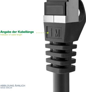 InLine InLine® Patchkabel Slim, Cat.6A, S/FTP, TPE (LSZH) flexibel, PoE, magenta, 7,5m 3