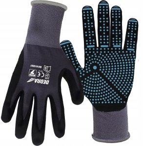 Rękawice ochronne nakrapiane Nitril Flex Premium rozm.7 1
