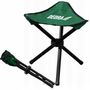 Stołek campingowy trójnóg składany 30x30x40 cm 5