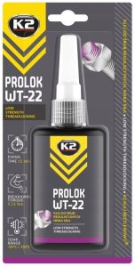 K2 PROLOK WT-22  KLEJ ANAEROBOWY O NISKIEJ SILE DO ŚRUB REGULACYJNYCH. PROLOK WT-22 KLEJ ANAEROBOWY 1
