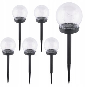 Volteno VOLTENO LAMPKA SOLARNA PLASTIK KULA 10cm STELLA 5