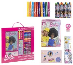 Zestaw Papeterii Barbie Różowy 1