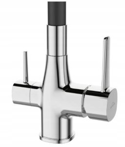 GLAMOUR BATERIA ZLEW. Z FILTREM CHROM / CZARNA WYL 3