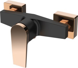 Bateria prysznicowa Invena Midnight czarny 2