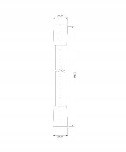 WĄŻ PRYSZNICOWY 125 CM ZŁOTY 4