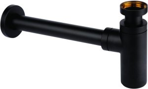 POLSYFON UMYW. BUT. 11/4X32MM CZARNY MAT MOSIADZ 1
