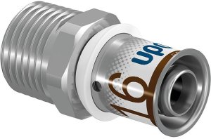 Uponor S-PRESS PLUS ZLACZKA Z GWINTEM ZEWN. 16-R3/4"MT 2