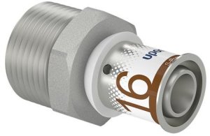 Uponor S-PRESS PLUS ZLACZKA Z GWINTEM ZEWN. 16-R3/4"MT 3