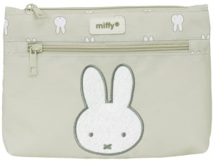 Piórnik Podwójny Miffy Niebla Szary 23 x 16 x 3 cm 1