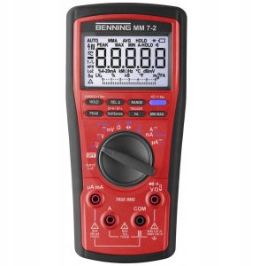 Miernik uniwersalny BENNING MM 7-2 cyfrowy z akcesoriami 1