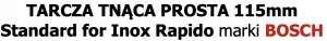 Bosch Tarcza tnąca Standard for Inox 115x1,0x22,23P 4