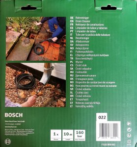 Wąż do czyszcz.,wycior 10m,nowa gen.AQT 5