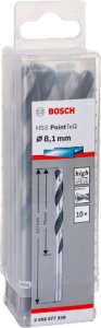 WIERT. HSS POINTTEQ  8.1MM 10PC 2