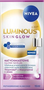 Nivea Luminous630 Skin Glow Serum Natychmiastowe glow-serum do twarzy 15ml 3