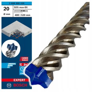 Wiertło Bosch WIERTŁO SDSMAX-8X EXPERT 20X400X520 5PC 9