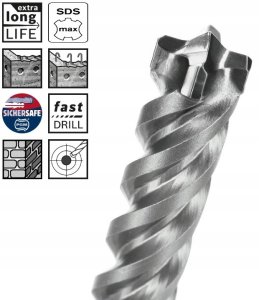 WIERTŁO SDSMAX-8X EXPERT 25X400X520  5PC 9