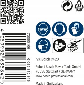 OKŁADZINA SZLIFIERSKA M480,80x133mm,P240 4